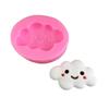 Molde para Pastel Forma Nubes Arcoíris Cara Sonriente Herramientas de Decoración Silicona Voltear Dulces Herramientas para Hornear Molde de Chocolate Huevo