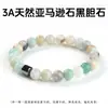Pulsera de Piedra Natural Azul Rayada Lapis Lázuli de Venta Caliente Transfronteriza, Pulsera Versátil Vintage de Piedra Ojo de Tigre Malaquita, Joyería al por Mayor