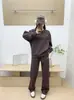 Pantalones de Pierna Ancha de Nueva Moda Otoñal Alo, Casuales y Versátiles, Hacen que tus Piernas se Vean Más Largas, un Imprescindible para el Trayecto Diario, Pantalones de Pierna Recta de Cintura Alta