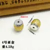 Plata de Xizang doble color oro oro oro cuentas de oro cuentas de cintura cuentas superiores en vivo con productos diy Wen juega cuentas de Buda cuentas de barril accesorios de joyería