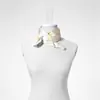 Cachecol Quadrado Personalizado Feminino Outono e Inverno 2024 Novo Lenço de Seda de Alta Qualidade Protetor de Pescoço Cachecol de Pescoço