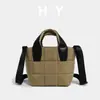 Bolsa Feminina Original Dongdaemun Coreia do Sul Simples Leve Nylon Penas Mão Ombro Transversal Versátil Bolsa de Mão