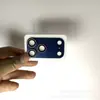 Armadura de aleación de aluminio de una sola pieza, película protectora de lente tipo diamante para Apple 18ProMax, cámara de metal mate 17pro con diamantes completos