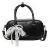 Bolsa Pequena Quadrada Casual Moderna para Carregar na Mão para Mulheres 2025 Primavera Nova Bolsa de Ombro Simples Bolsa Transversal Casual Estilo Ocidental Personalizada