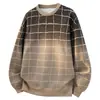 Moletom Plus Size M-8XL Design de Linha 3D 2026 Novo Moletom Estampado Masculino Outono Plus Size Solto