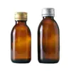 Frasco Marrom de Líquido Oral 30ml, Frasco Marrom de Vidro para Reagentes 60ml, Frasco Dispensador de Xarope Enzimático 125ml em Estoque