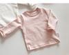 Ropa de Niños Camiseta Básica de Otoño para Niños Camiseta de Manga Larga para Bebé Camiseta de Algodón con Letras de Cuello Redondo para Bebé Ropa de Otoño para Bebé