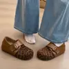 Zapatos Mary Jane Birkenstock para Mujer con Aumento Oculto de Altura Nuevo Estilo Otoño 2026 Suela Plana Velcro Mágico Zapatos Cerrados Pequeños para Aumentar Altura