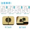 Accesorios para mamparas de acero inoxidable de baño público, bisagras de cierre automático para puertas de baños, juego de puertas plegables engrosadas para lavabos
