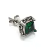 Pendientes Cuadrados de Zirconia y Acero de Titanio para Hombre de Moda Estilo Japonés y Coreano Nicho Gama Alta Retro Yuppi Pendientes Guapos para Hombre
