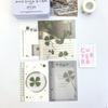 Material de embalaje para tarjetas plegables originales, estuche para tarjetas, tarjeta de mensaje de entrega, embalaje de regalo, tarjeta de felicitación plegable