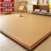 Tapete Espesso de Rattan Gelado, Novo Modelo Verão 2025, Tapete para Quarto de Casa Tatami, Tapete de Chão para Dormir no Verão