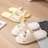 Pantufas de Linho Dalmata Fofas para Mulheres, Para Todas as Estações, Internas, Casa, Casuais, Sola Macia, Pantufas de Chão Confortáveis para Homens, Para Casais