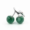 Estilo Coreano Ins Alta Qualidade Elegante Liga Galvanizada Brilhante Cereja Pera Pingente Acessórios DIY Bolsa Feminina Pingente