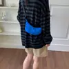 Bolsa Meia-Lua de Ombro Único Cor Sólida Retrô, Bolsa Transversal Unissex, Bolsa Dumpling Estilo Esportivo Simples, Leve, Grande Capacidade, Estilo Casual