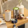Caneca de Café Inteligente com Medição de Temperatura, Copo de Água Portátil com Display de Temperatura, Caneca Térmica de Aço Inoxidável 316, Caneca Térmica Inteligente, Antiescaldante