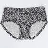 Ropa Interior para Mujer Tallas Grandes Estilo Europeo y Americano, Bragas Sexy con Estampado de Leopardo de Cintura Media-Alta, Que No se Descoloran ni Manchan