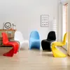 Silla Minimalista de Estilo Nórdico para el Hogar, Silla de Comedor Moderna Trendy Ins, Silla de Diseñador, Apilable Creativa de Ocio Silla Pan Dong