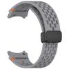Para Samsung Galaxy Watch7 Correa de Hebilla Plegable Correa de Silicona Línea FE Agujero Universal 4567