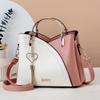 Bolso nuevo bolso de mano estilo coreano color de contraste calidad bolso bandolera gran capacidad bolso de hombro venta al por mayor bolso de mujer