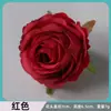 Flor de Rosa de Montaña Nieve Cabeza de Flor Rizada Redonda Rosa Hogar Bricolaje Vestir Flor de Seda Fondo Props de Belleza Flor Artificial Rosa