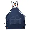 Avental de Lona Espessa à Prova d'Água e Óleo com Logotipo Personalizado para Uso Transfronteiriço - Cozinha, Jardinagem, Armazenamento, Roupas de Trabalho Doméstico - Venda por Atacado
