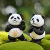 Novo Modelo Panda Figura de Mão Caixa Surpresa Panda Fofo Travesso Quadro Bebê Panda Micro Paisagem DIY Paisagismo Ornamento