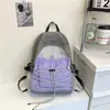 Mochila minimalista transfronteiriça novo modelo 2026 para estudantes universitárias, mochila para esportes ao ar livre, bolsa de trilha, bolsa para viagens de curta duração