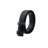 Cinturón Casual Nuevo de Cuero Liso Transfronterizo para Hombre, Cinturón de Piel de Vaca de Alta Gama con Hebilla en H y Letras, Estilo Versátil y de Moda para Hombre