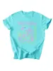 Camiseta casual y elegante de manga corta con cuello redondo para mujer, tienda independiente Amazon Wish, Margaritas de Medianoche