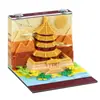 Luoyang Produtos Culturais e Criativos Tendência Nacional Escultura em Papel Enfeites Atrações de Museu Lembrancinhas de Negócios Cadernos Tridimensionais 3D Personalizados