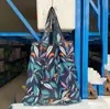 Bolsa de compras feminina de nylon, prática e portátil, para compras em lojas, supermercados, bolsa de ombro para compras, pode ser Vendida no Atacado
