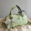 Bolso de mano cruzado para mujer, estilo bolos, estilo moderno, sencillo, tipo almohada, de gran capacidad, para desplazamientos diarios, 2025