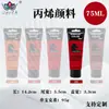 Set de Pintura Acrílica Personalizado de 75 ml, Impermeable y que no se decolora, Adecuado para Pintura DIY en Estudio, Se puede imprimir con logotipo