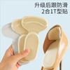 Almohadillas para el talón para agrandar zapatos, ajustando las almohadillas para el talón para prevenir rozaduras y deslizamientos, almohadillas para el talón de media talla.