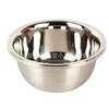 Bacia de Aço Inoxidável Espessada Não Magnética com Borda Reversa de 22cm, Bacia para Temperos e Sabores, Padrão Fornecido como Dez Yuan no Total