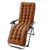 Cojín reclinable lijado al por mayor de fábrica para otoño e invierno, cojín grueso de doble cara para mecedora, para la hora del almuerzo, cojín para silla plegable