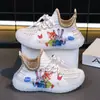 Zapatos Deportivos de Malla Transpirable para Niños 2026 Primavera y Otoño Zapatos Ligeros de Malla Fly-Knit para Niños Zapatos de Correr para Niñas