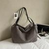 Bolso de Mano Retro Esmerilado Simple de Alta Gama Gran Capacidad Bolso de Mujer Más Vendido Bolso de Lona Bolso de Hombro de Moda
