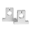 [Rodamiento Zhongxing] Soporte de tornillo para riel guía asiento de soporte vertical asiento de fijación de eje óptico lineal SH/SK