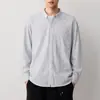 Camisa de Algodón Rayada de Alta Inteligencia para Hombre Momeike para Viajar, Camisa de Tela Oxford Nueva Otoño 2026 para Hombre 50452