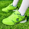 Zapatos de Fútbol para Niños de Moda Nueva Velcro Zapatos para Correr para Niños y Mediana Edad Uñas Rotas Pasto al Aire Libre Venta al por Mayor