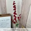 Decoración de Flores Artificiales de 3 Ramas para Hogar Sala de Estar Mesa de Comedor Montaje Escena de Boda Accesorios para Fotografía