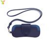 En existencia Caja de almacenamiento de gafas de cuero Bolsa de almacenamiento de gafas de sol portátiles para exteriores Bolsa de almacenamiento de gafas de cuello portátil