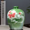 Cerámica de Jingdezhen 10/20/30/50 Jin Tarro de Vino para el Hogar Tarro Sellado Botella de Vino Tarro de Vino Tarro de Vino Vacío