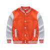 Uniforme de Beisebol Infantil de Veludo Logotipo Impresso Personalizado Moletom para Crianças do Ensino Fundamental e Jardim de Infância Uniforme de Turma Uniforme Escolar Cardigan Casaco Impresso