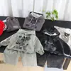Conjunto de Ropa de Otoño para Niños 2026, Sudadera con Capucha de Dos Piezas para Bebé Primavera y Otoño, Ropa Elegante, Ropa Infantil de Moda al por Mayor