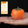 Fabricante Personalizado al Por Mayor Modelo de Caqui Simulado Fruta Falsa Adornos para Ventana Accesorios para Fotografía Decoración de Frutería