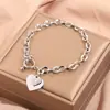 Pulsera de Acero Titanio Estilo Coreano Moda Pulsera de Cintura Pequeña para Mujeres Lujo Ligero Alta Gama Versátil Pulsera de Acero Inoxidable con Incrustaciones de Diamantes Joyería