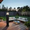 Abs Export Export Lâmpada de Gramado para Exterior Plástico E27 Suporte para Lâmpada Impermeável Preto Resistente à Corrosão Personalização de Fábrica